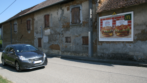 panneau affichage publicitaire mural PAP - Isère